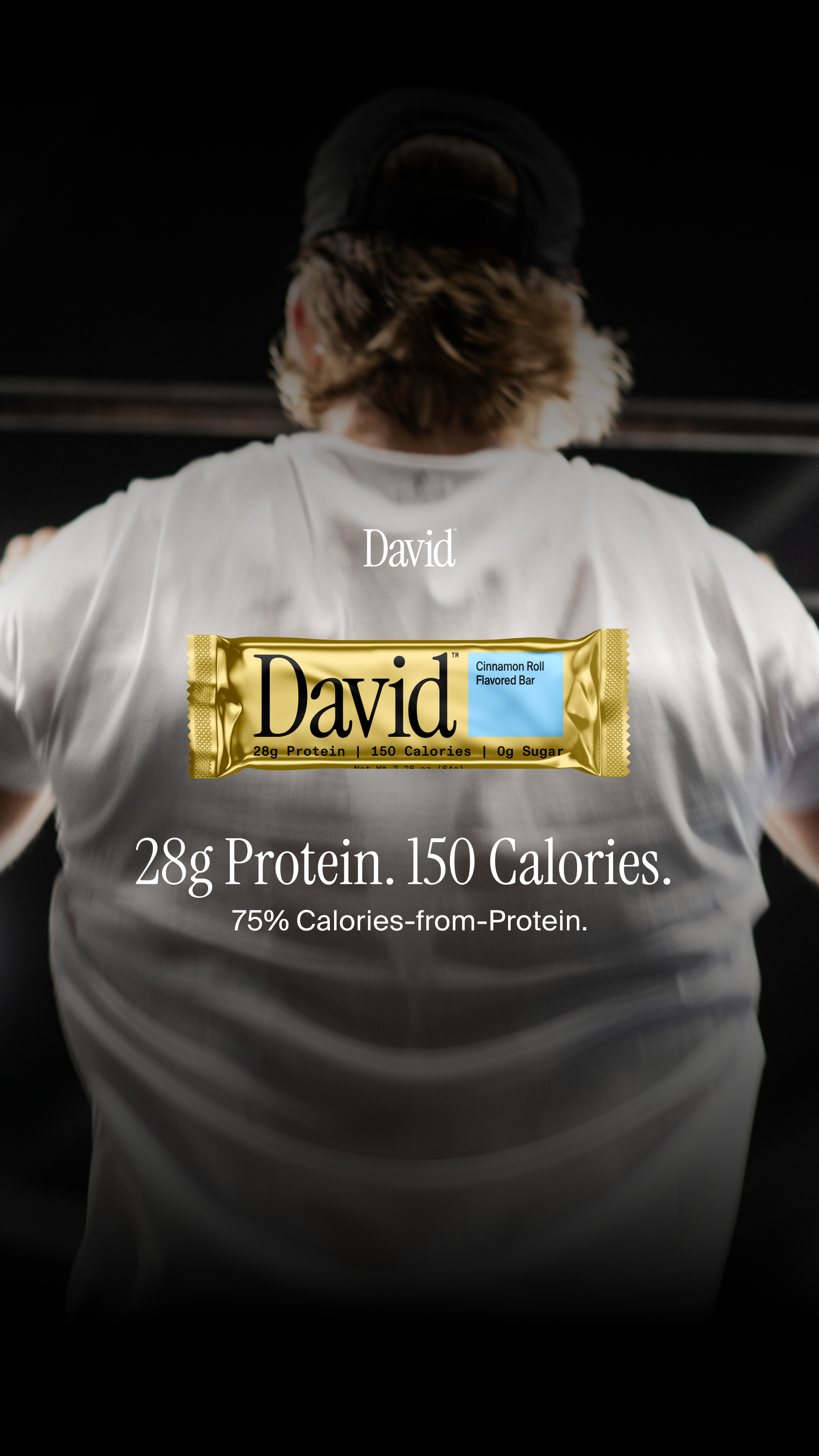 David Protein Facebook ad