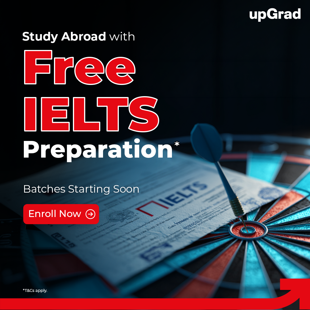 upGrad Abroad Facebook ad