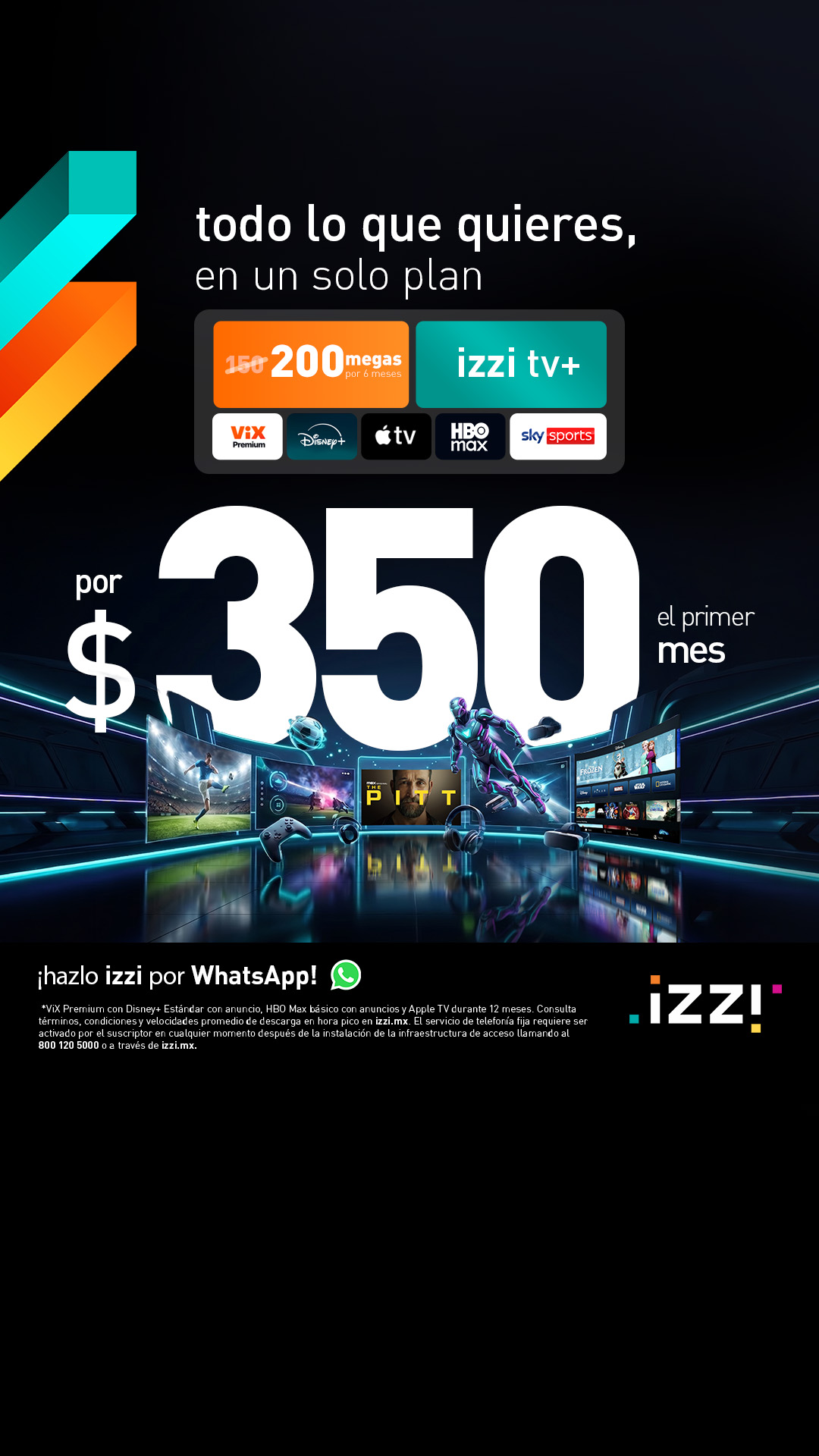 izzi telecom Facebook ad