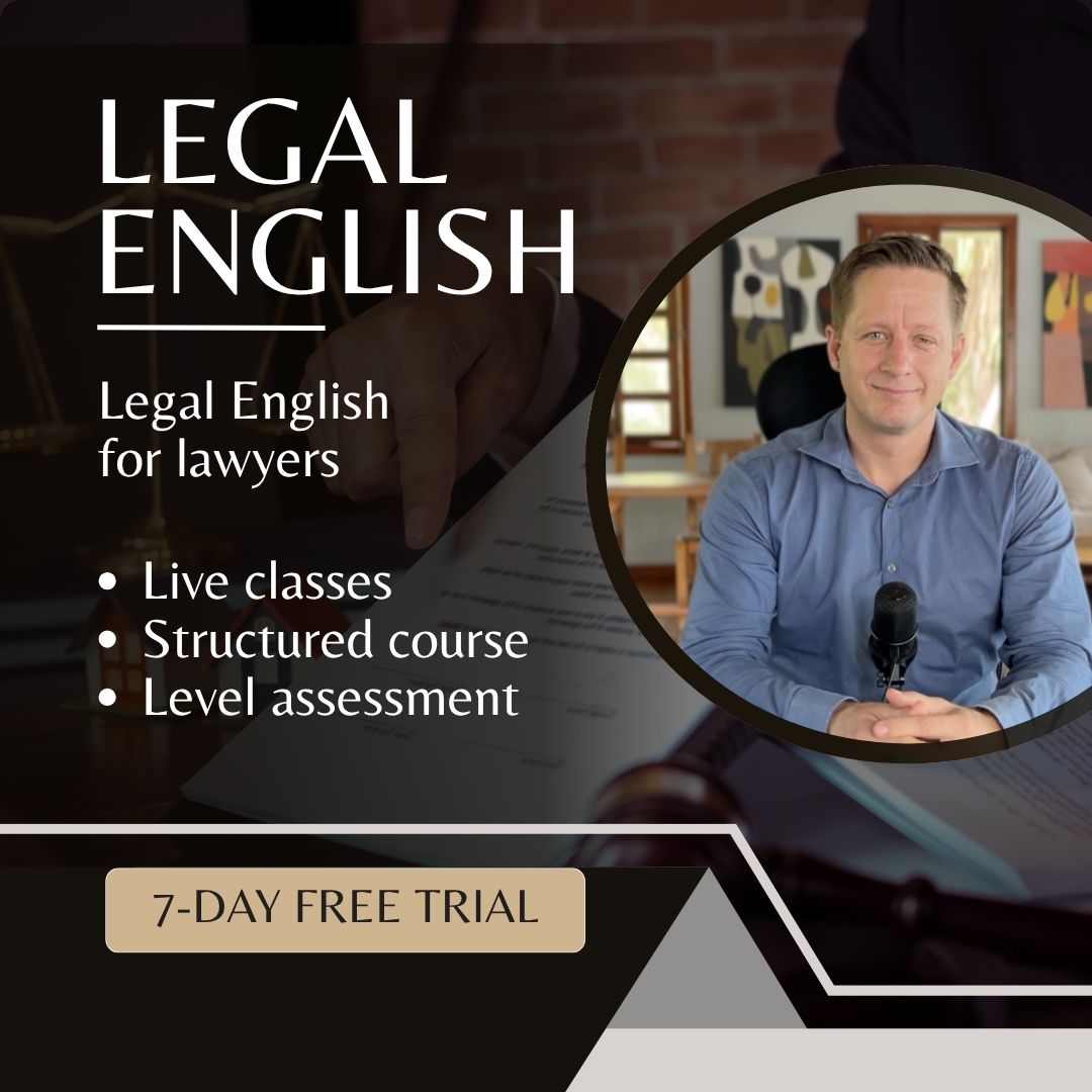 Legal English Facebook ad: Begin your Free Trial with Legal English