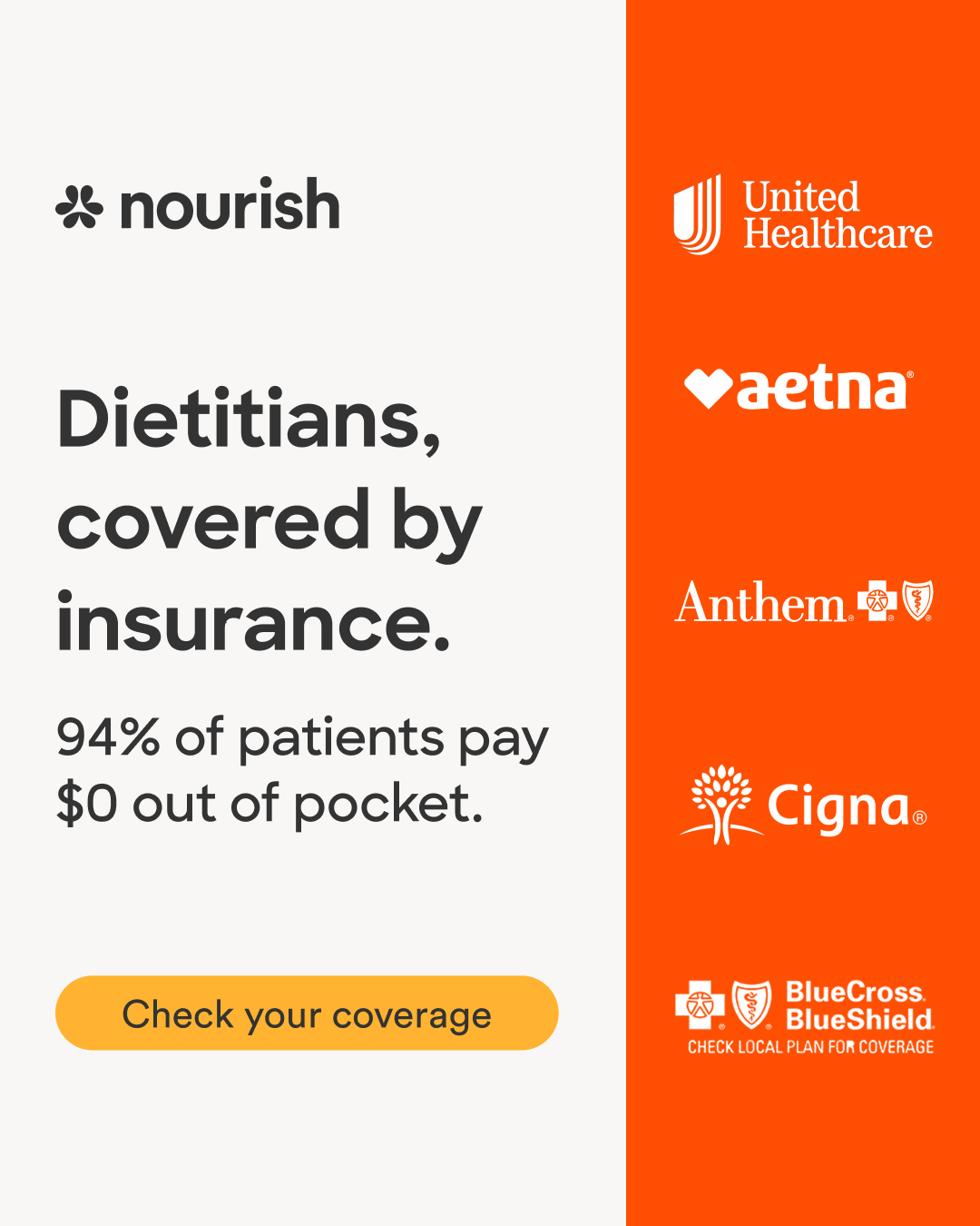 Nourish Facebook ad