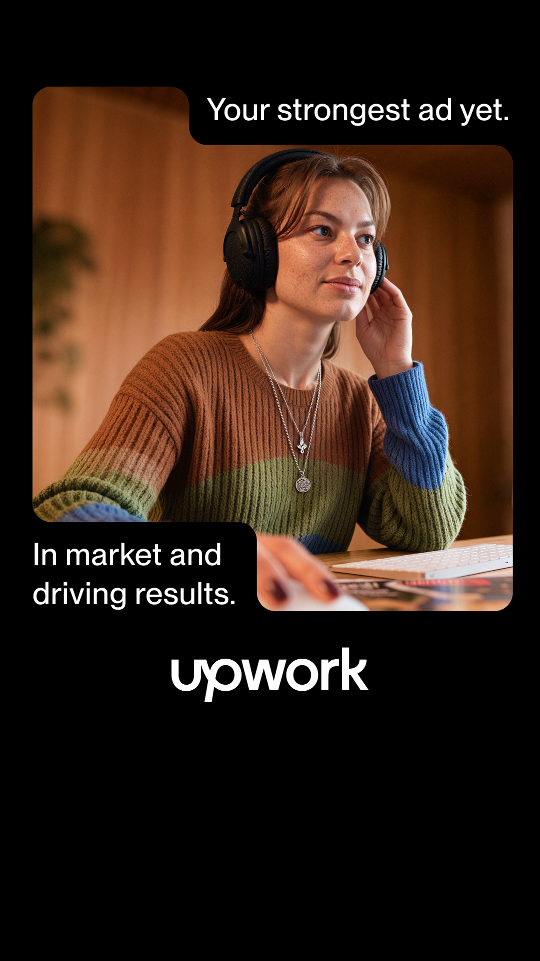 Upwork Facebook ad