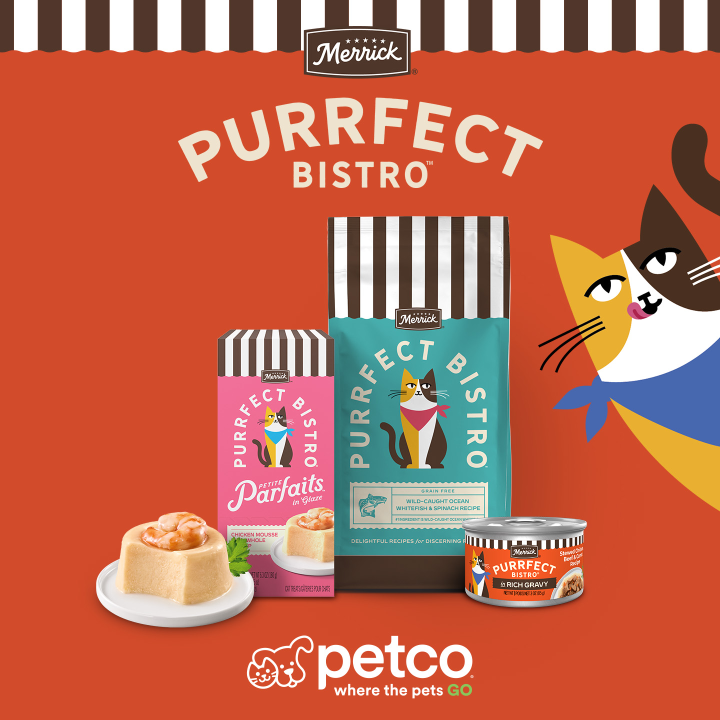 Petco Facebook ad: Purrfection for Every Cat