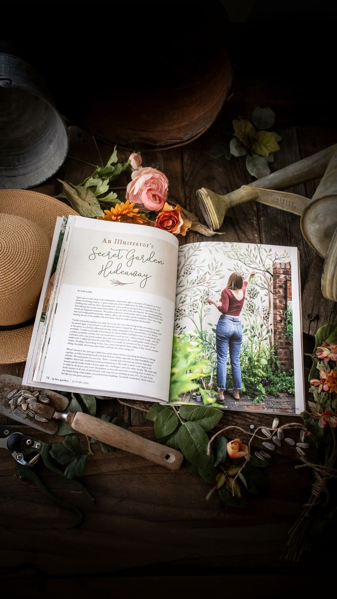 Stampington & Company Facebook ad: Step Inside the Gardens of Creative Women