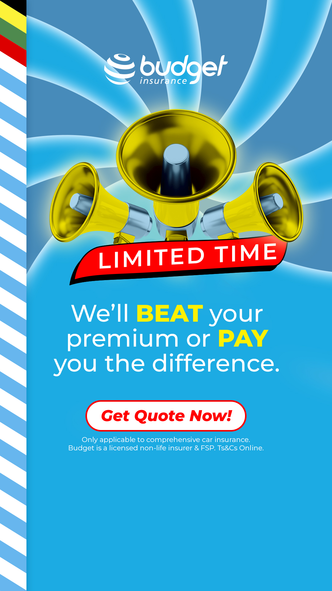 Budget Insurance Facebook ad