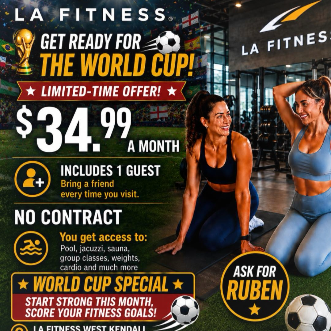 LAFitnessMiami Facebook ad