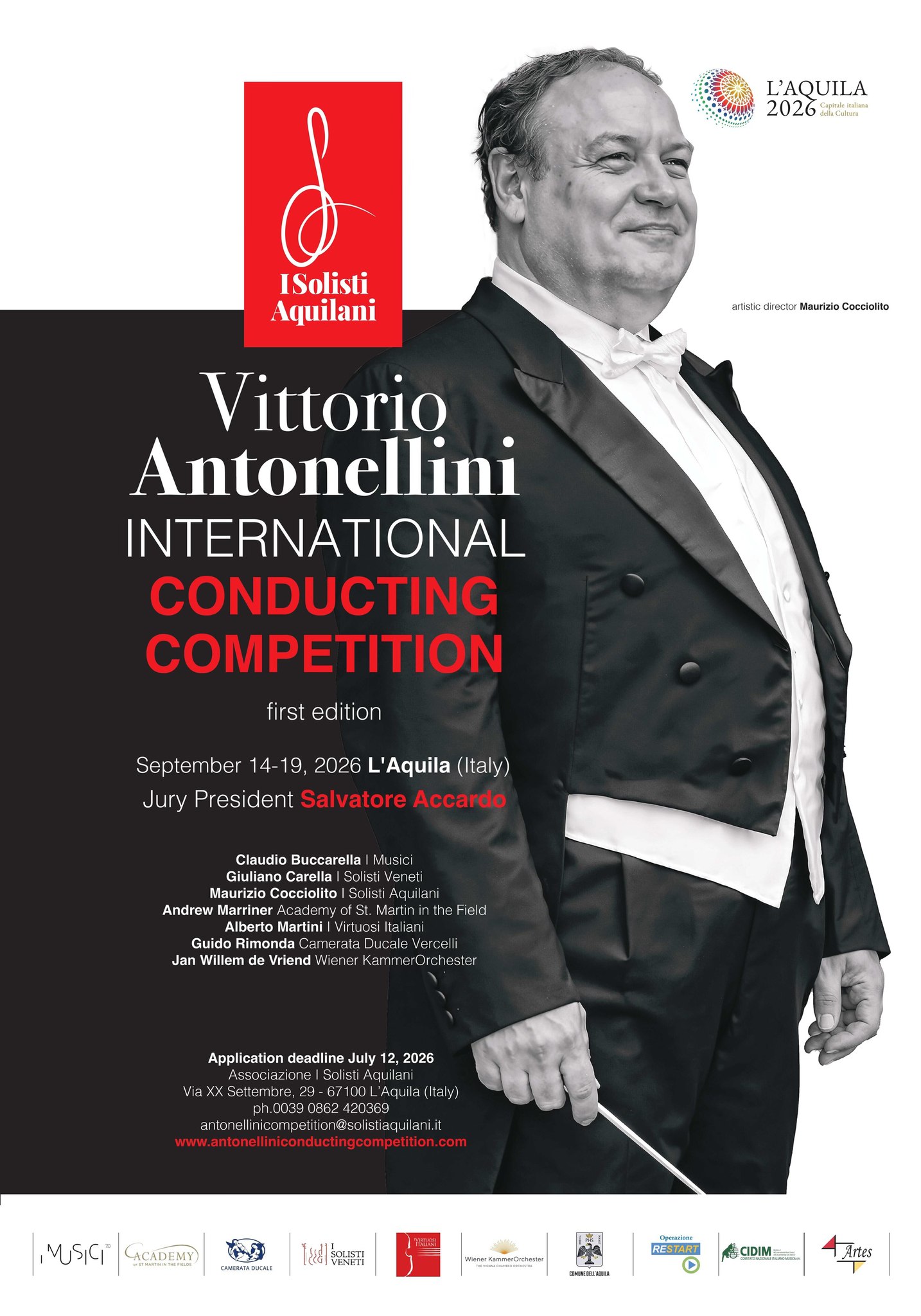 I Solisti Aquilani - Italian String Orchestra Facebook ad: Vittoro Antonellini Conducting Competition | I Solisti…