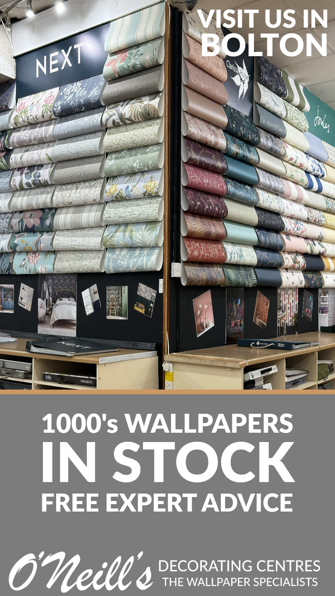 O'Neill's Decorating Centre - The Wallpaper Specialists Facebook ad