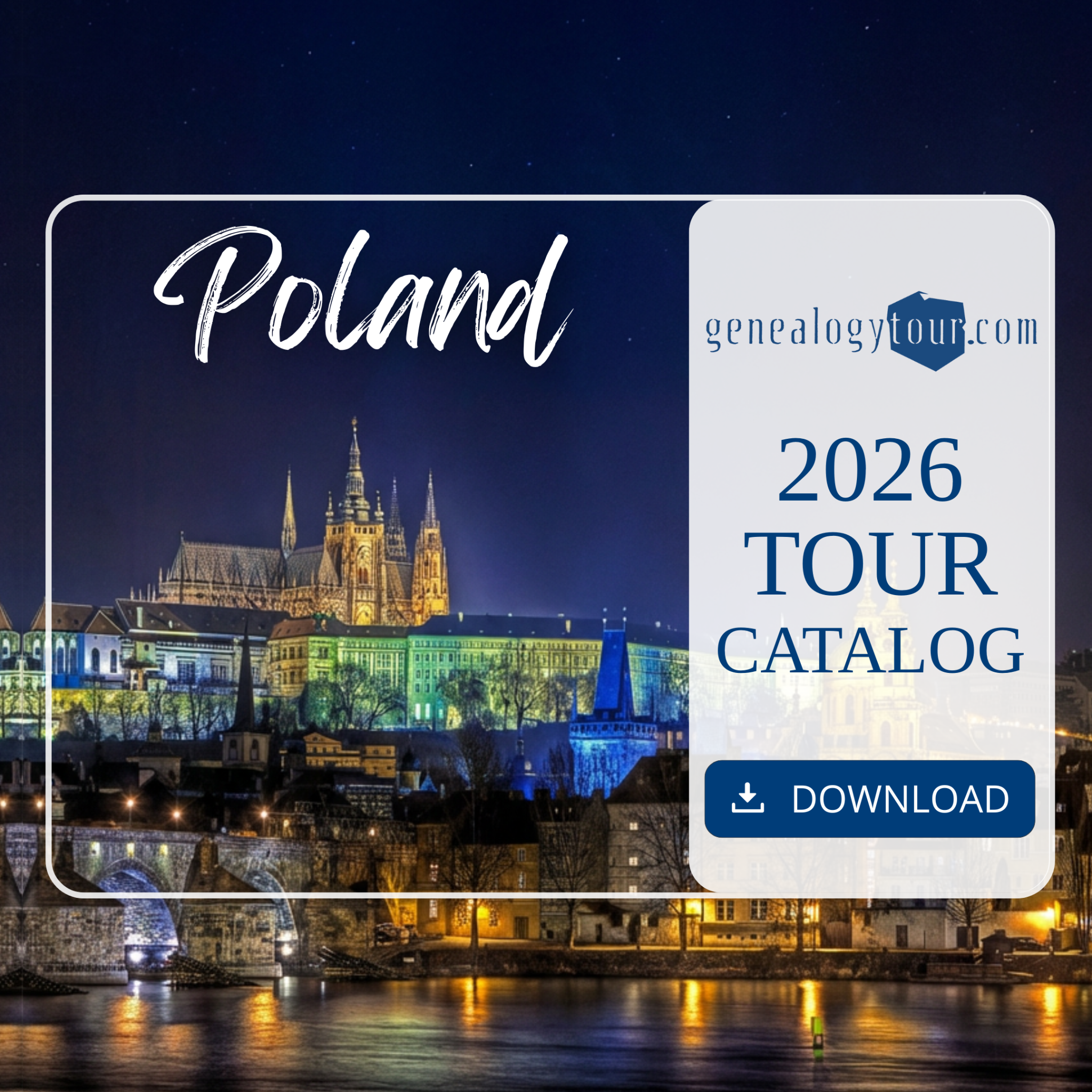 Genealogy Tour - Follow Your Polish Roots Facebook ad