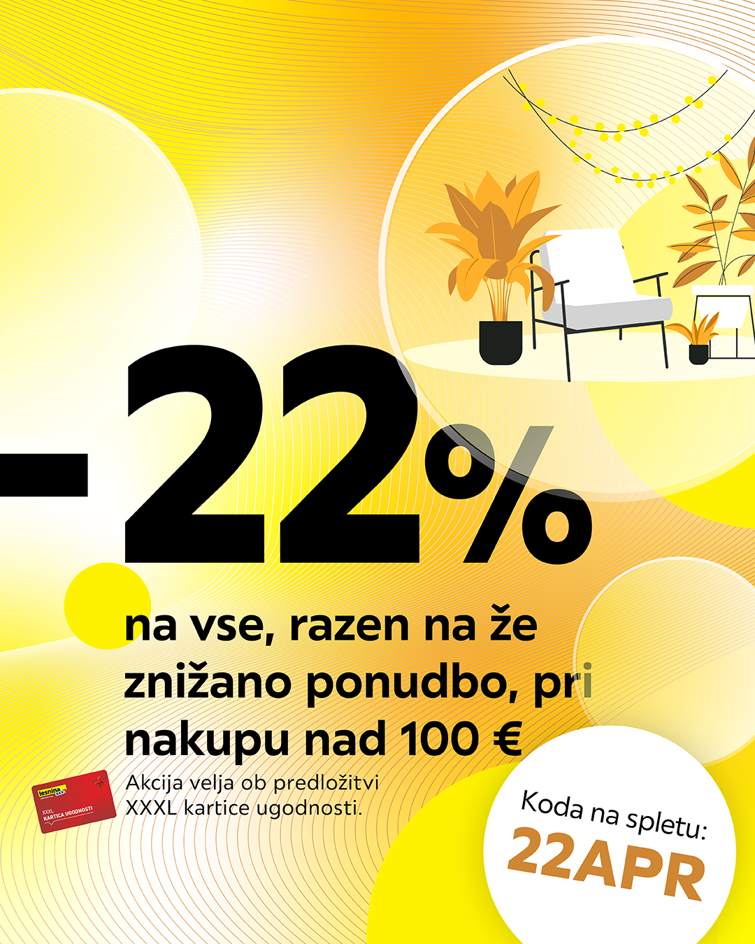 Lesnina XXXL Slovenija Facebook ad