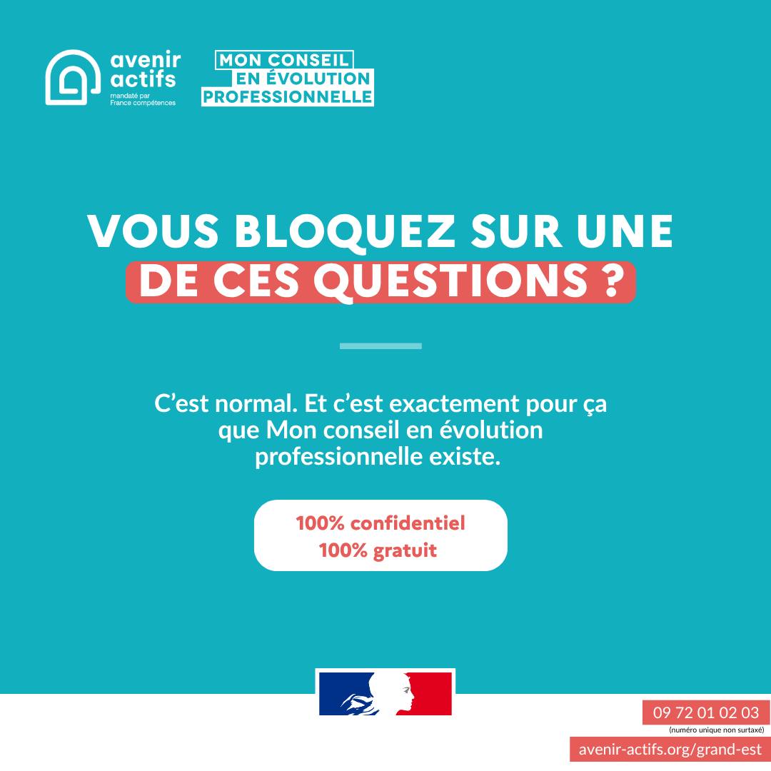 Mon CEP en Grand Est par Avenir Actifs Facebook ad: Vous êtes salarié·e en région nancéienne et vous…