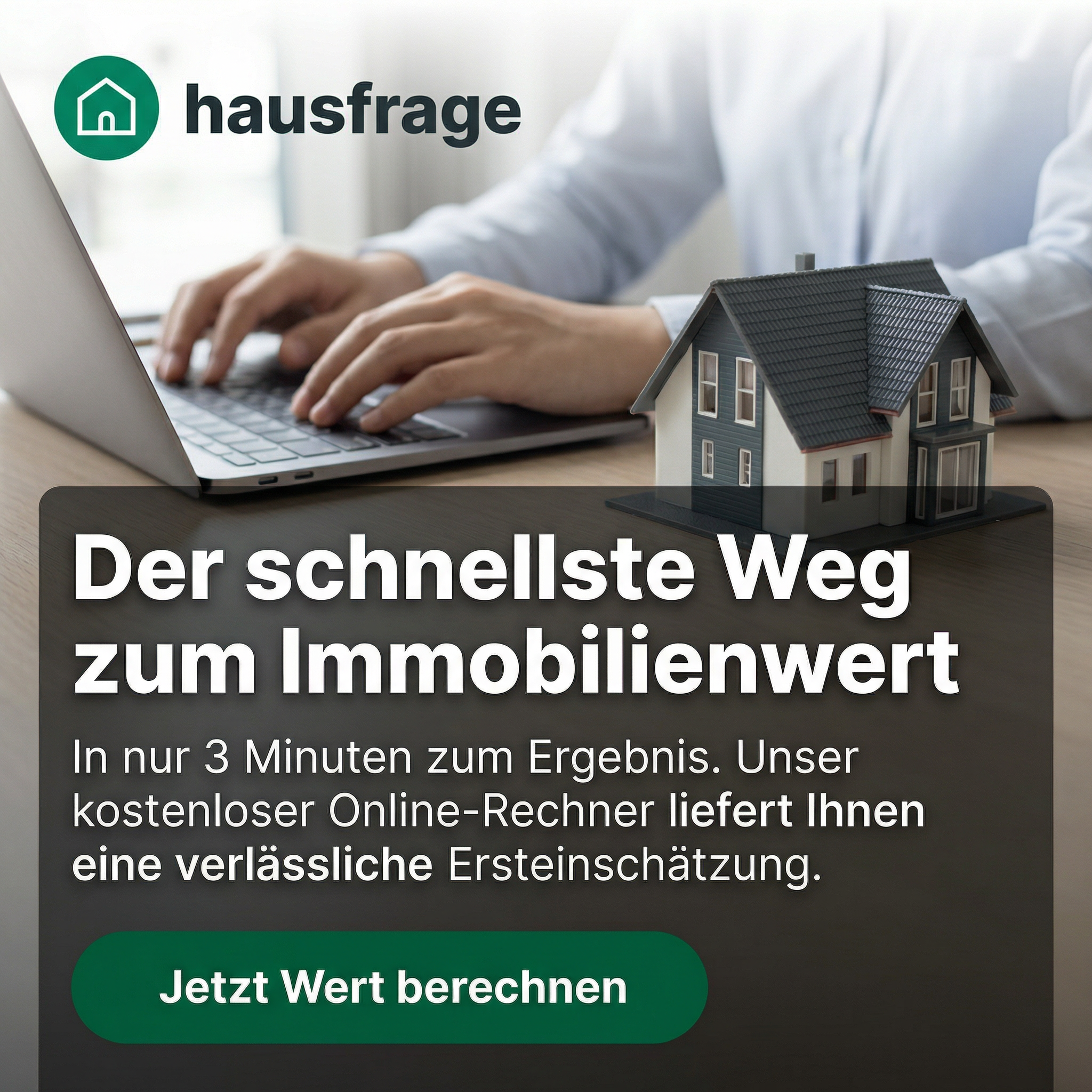 Hausfrage Facebook ad