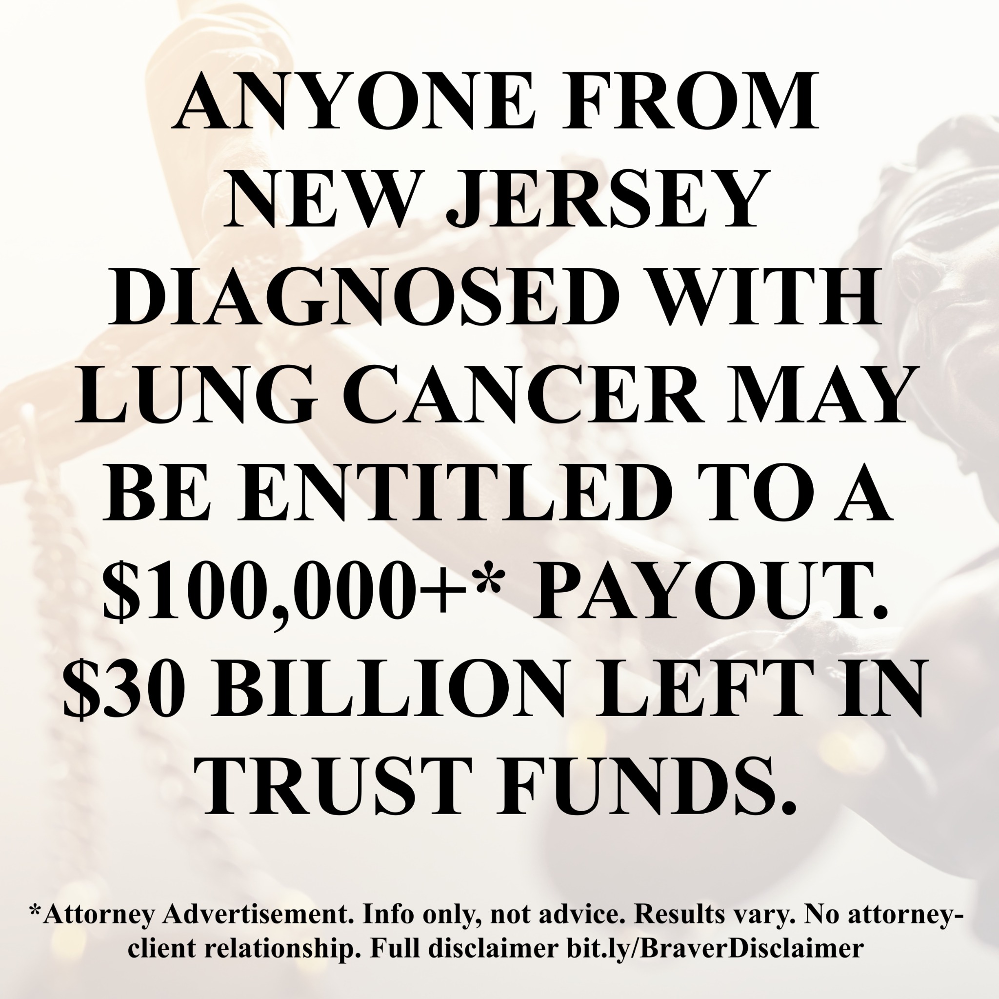 Lung Cancer Compensation Facebook ad