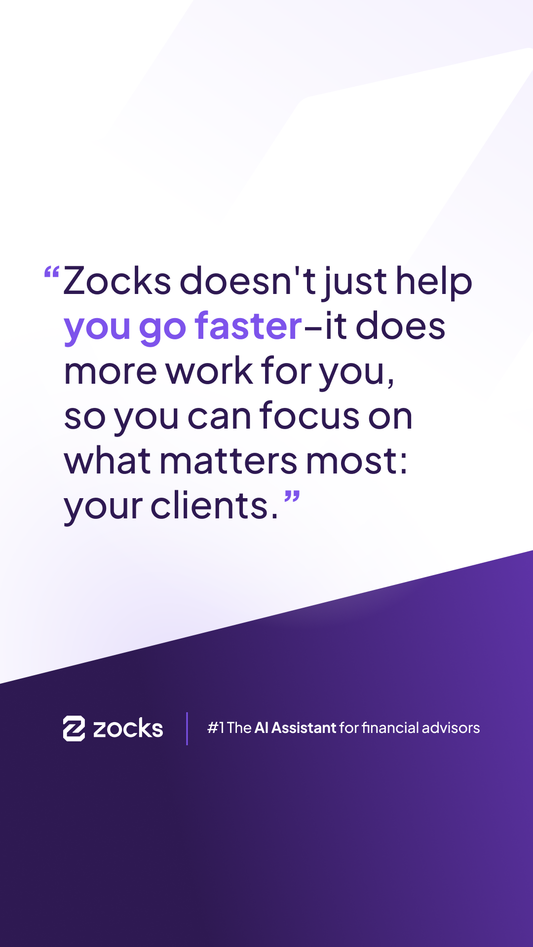 Zocks Facebook ad