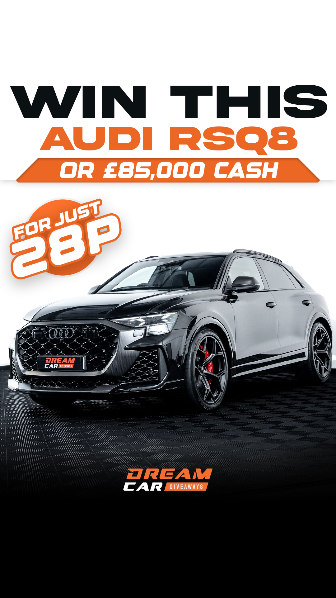 Dream Car Giveaways Facebook ad