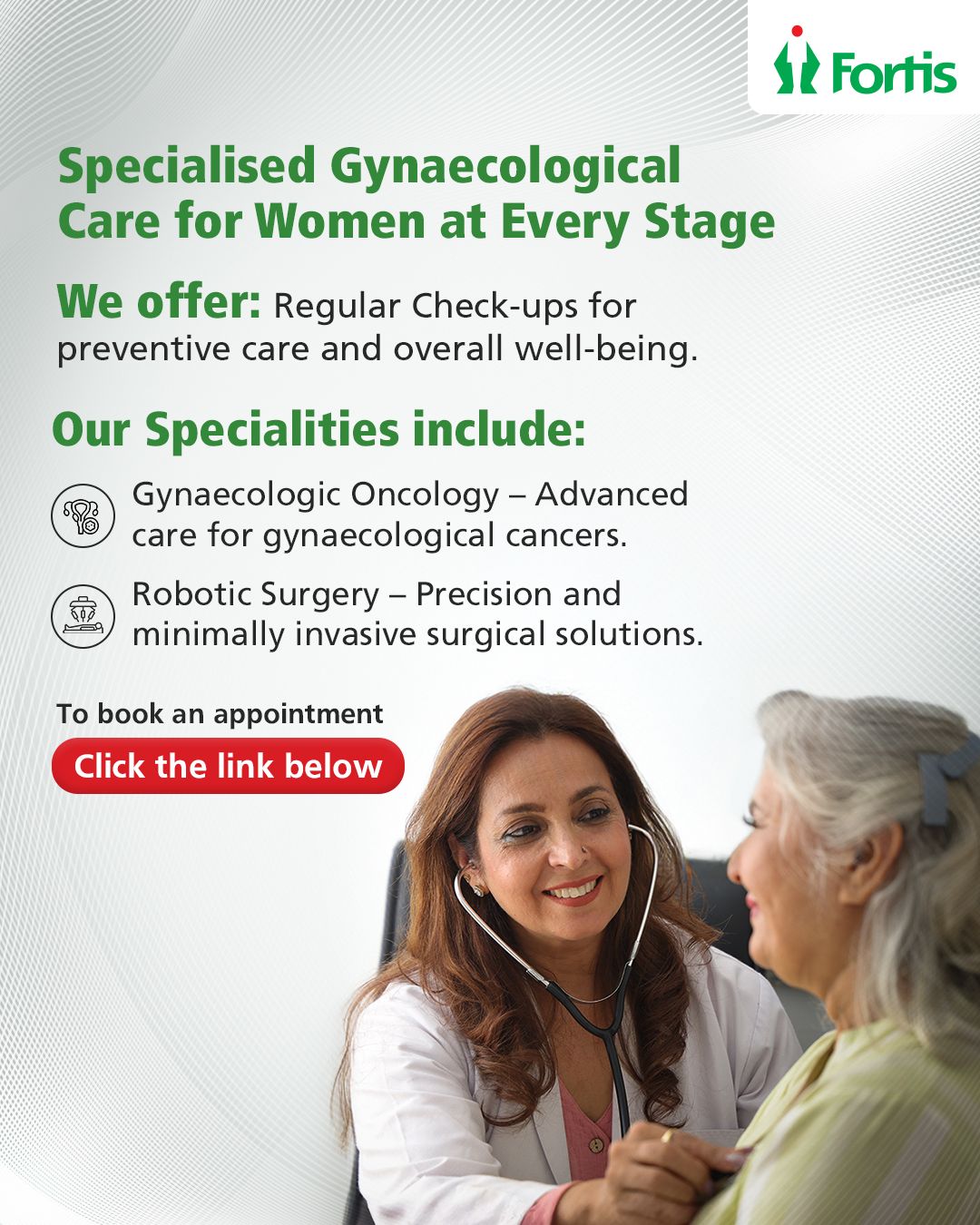 Fortis Healthcare Facebook ad