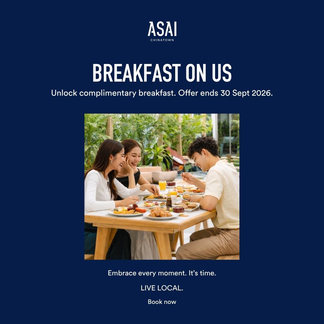 ASAI Bangkok Chinatown Facebook ad: Breakfast on us