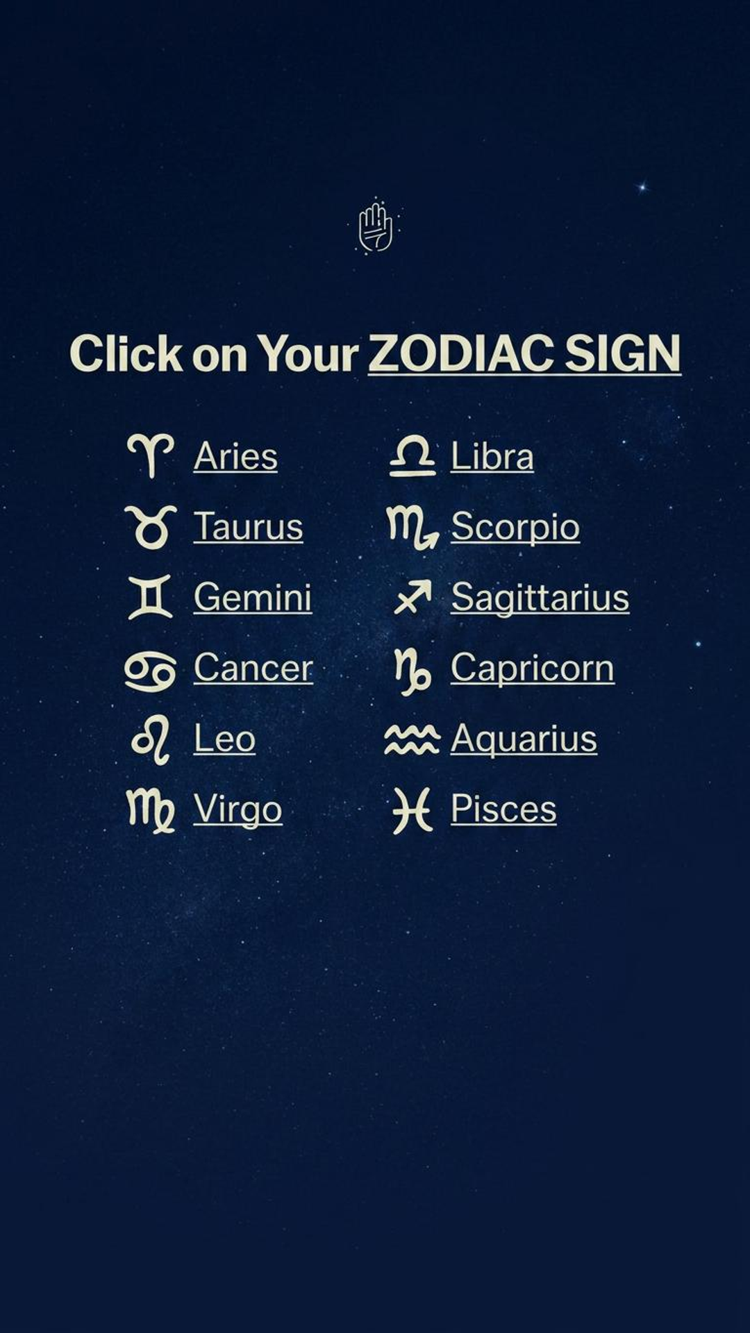 Zodiac Unveiled Daily Facebook ad