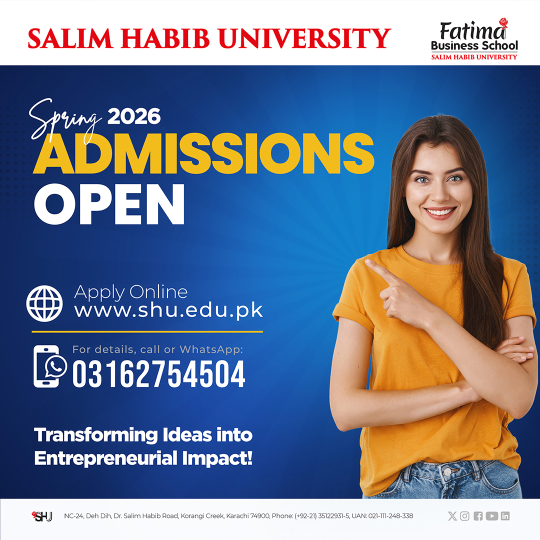 Salim Habib University Facebook ad