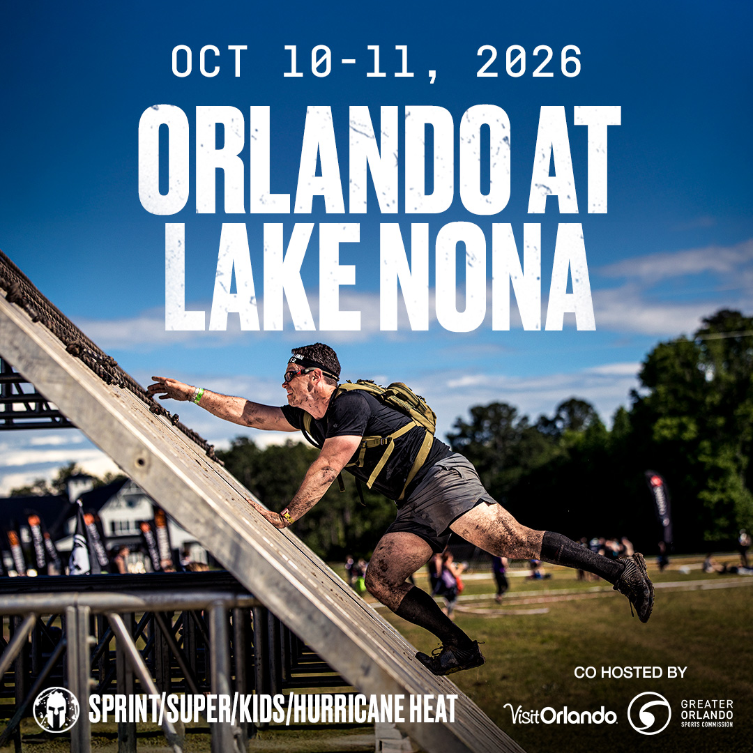 Spartan Facebook ad: AROO! Orlando is calling.