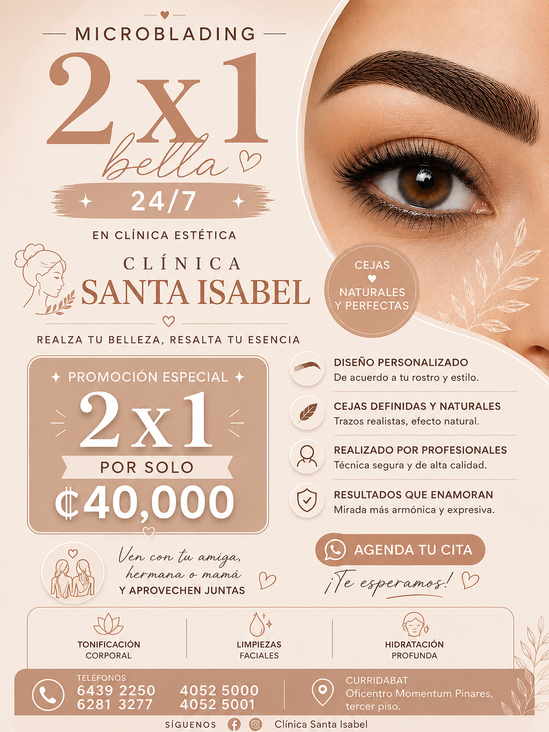 Clinica Santa Isabel, Estetica y Odontología Facebook ad