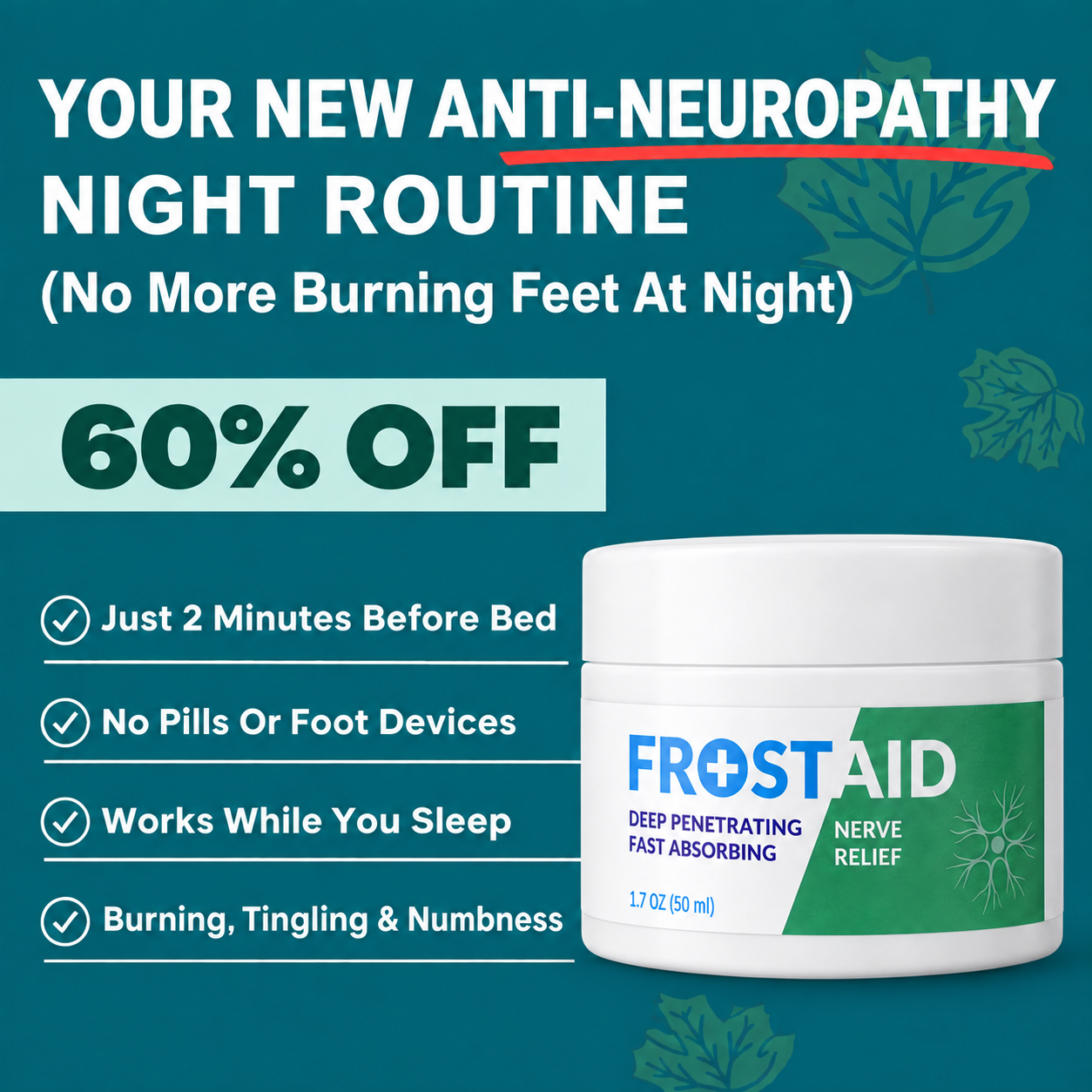 Frost Aid Facebook ad: Magnesium won't fix neuropathy