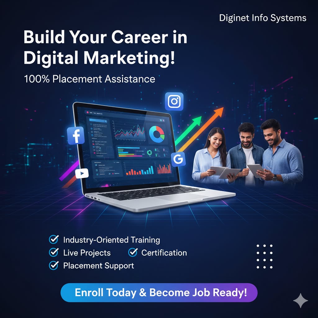 Diginet Info Systems Facebook ad: Build Your Career in Digital Marketing!