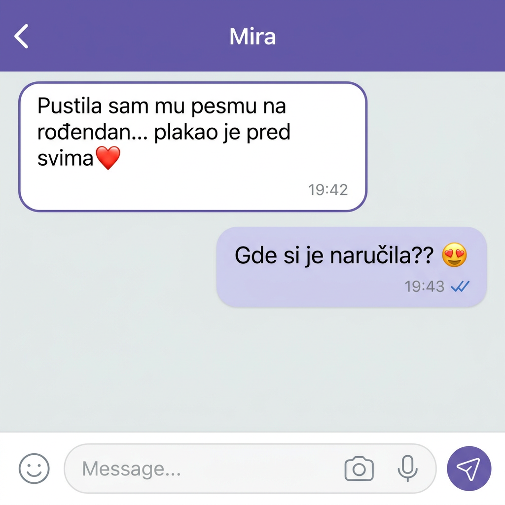 Custom-Song Facebook ad: Reakcija koju ne zaboravljaš