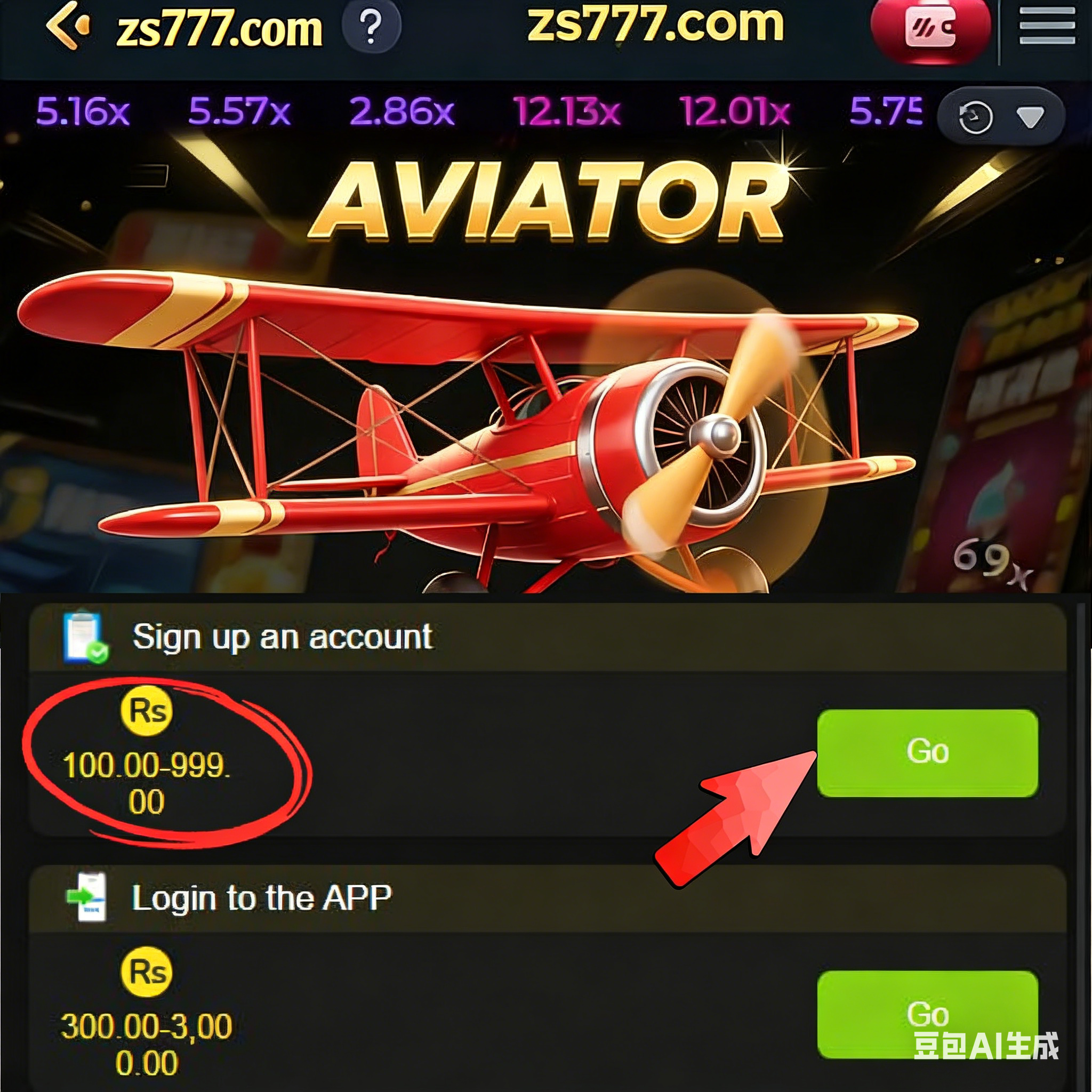 zs777.com Facebook ad: Welcome to zs777, we hope you have a great time!