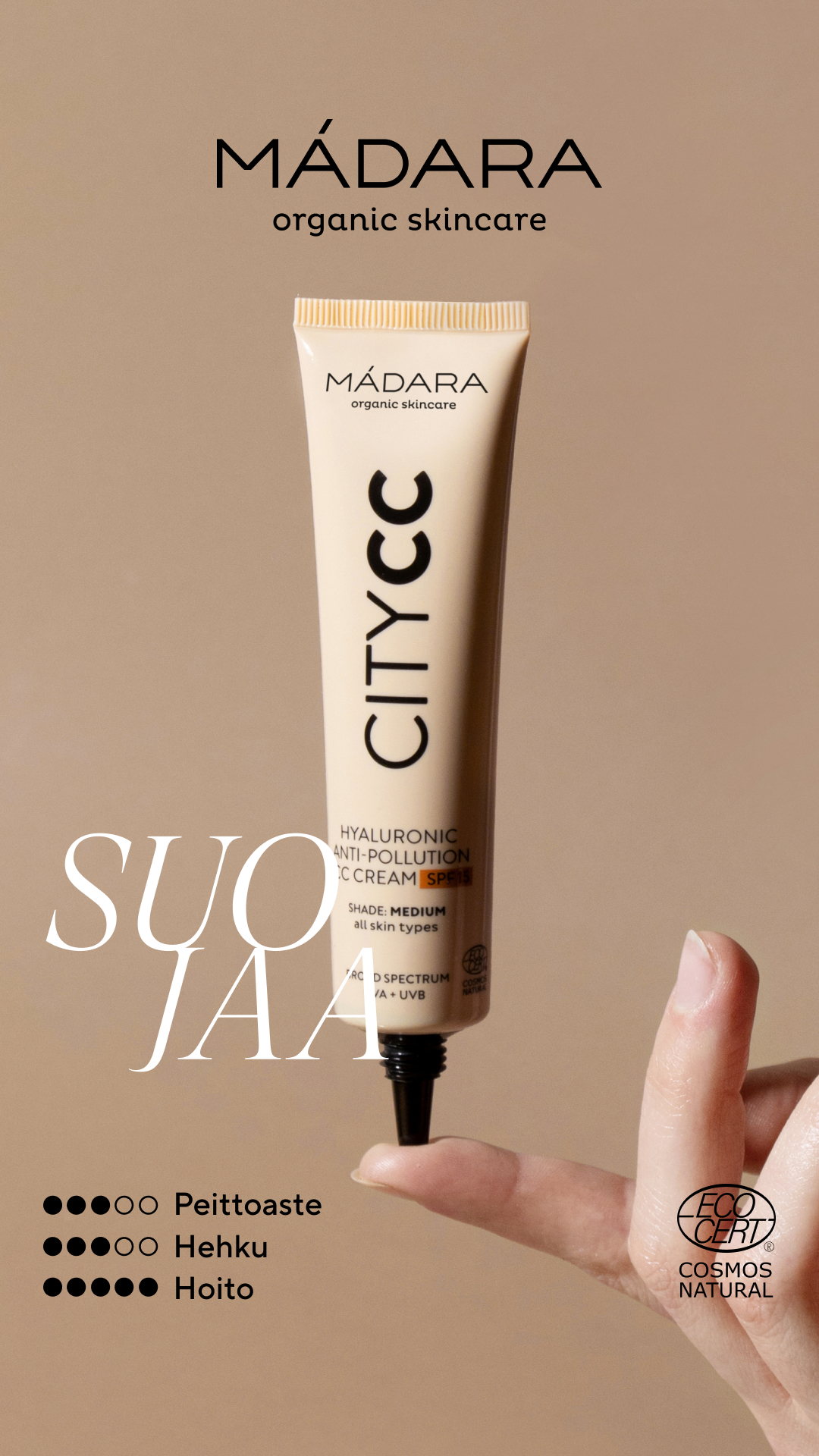 Mádara Organic Skincare Facebook ad