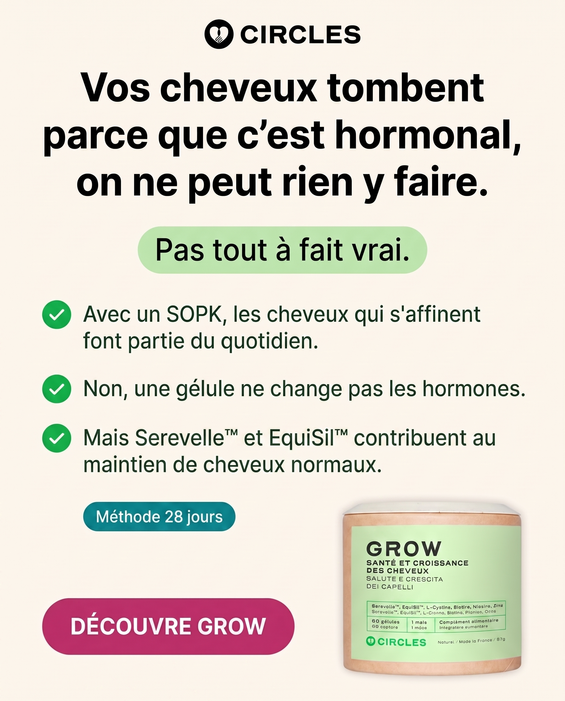 Circles Facebook ad
