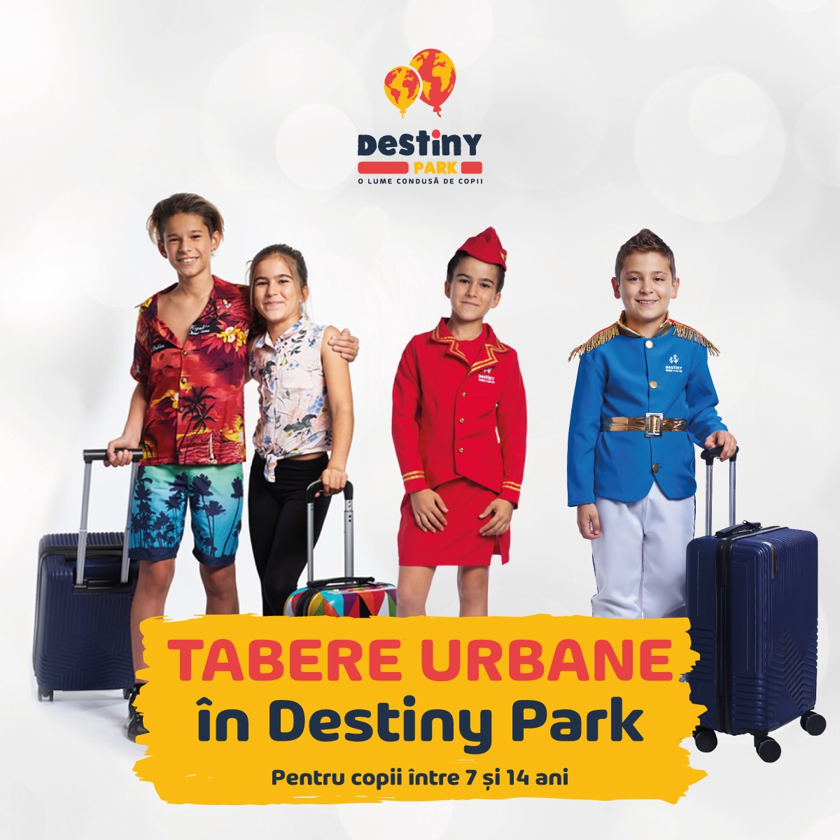 Destiny Park Romania Facebook ad: Tu mergi la birou.