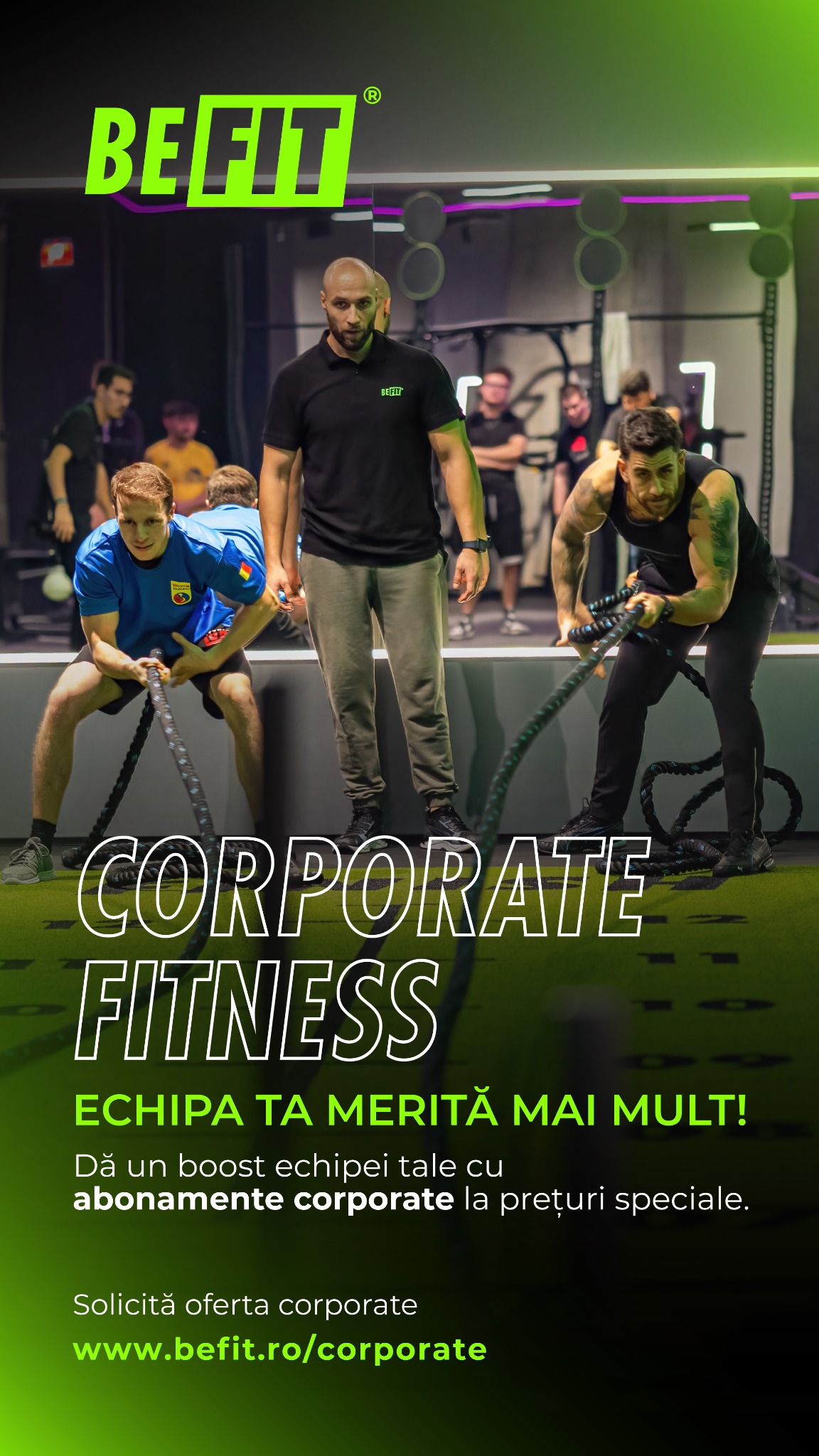 BEFIT Romania Facebook ad from May 14, 2026