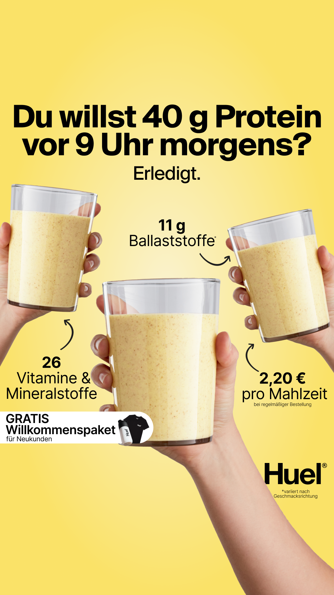 Huel Facebook ad