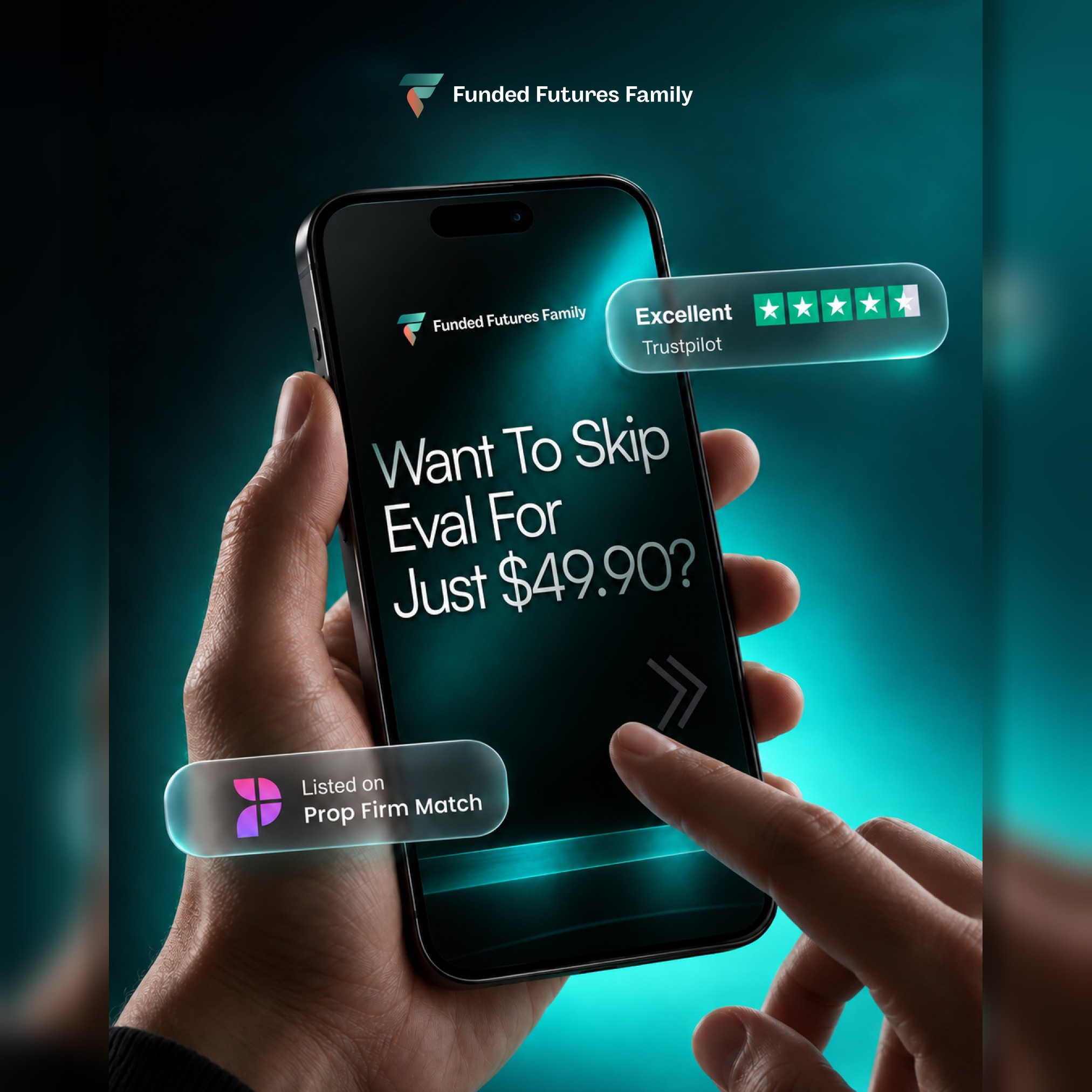 Funded Futures Family Facebook ad