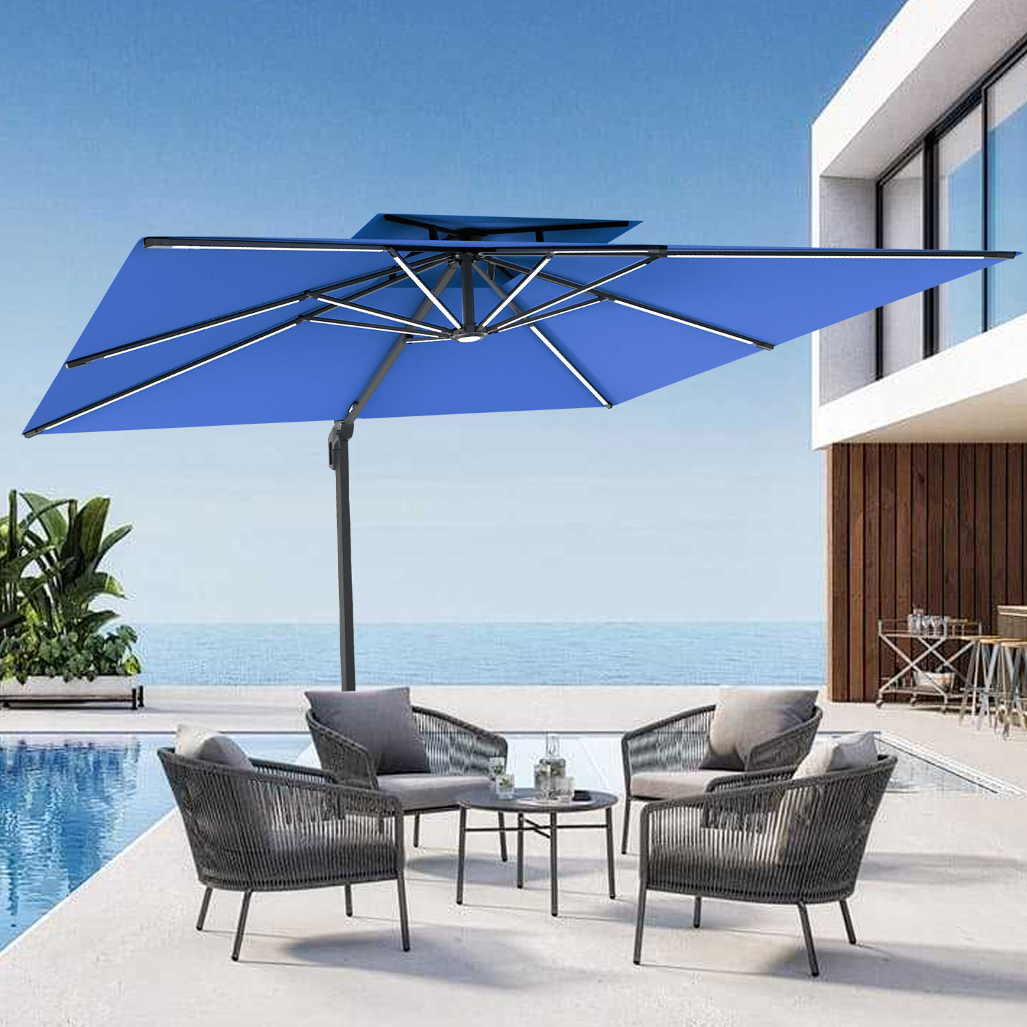 SunvantaShop Facebook ad: $629 Umbrella Bundle, Free Shipping