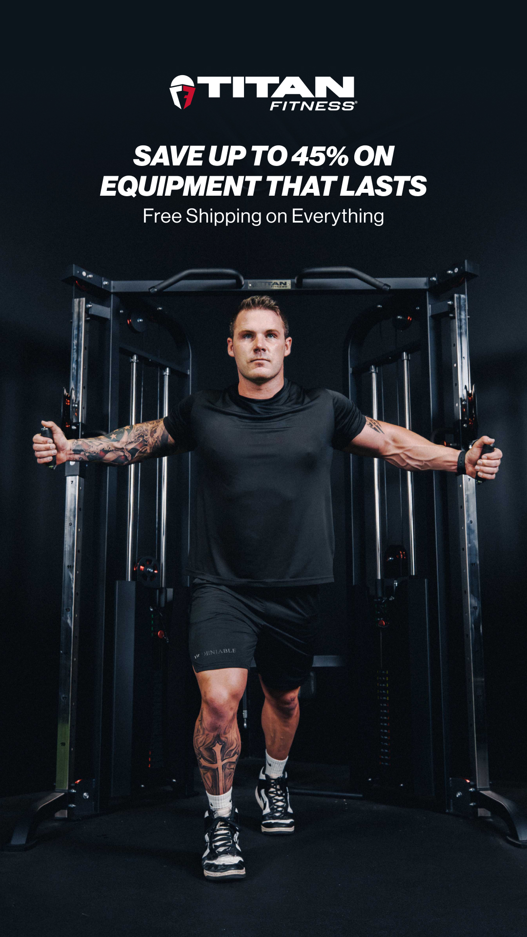 Titan Fitness Facebook ad