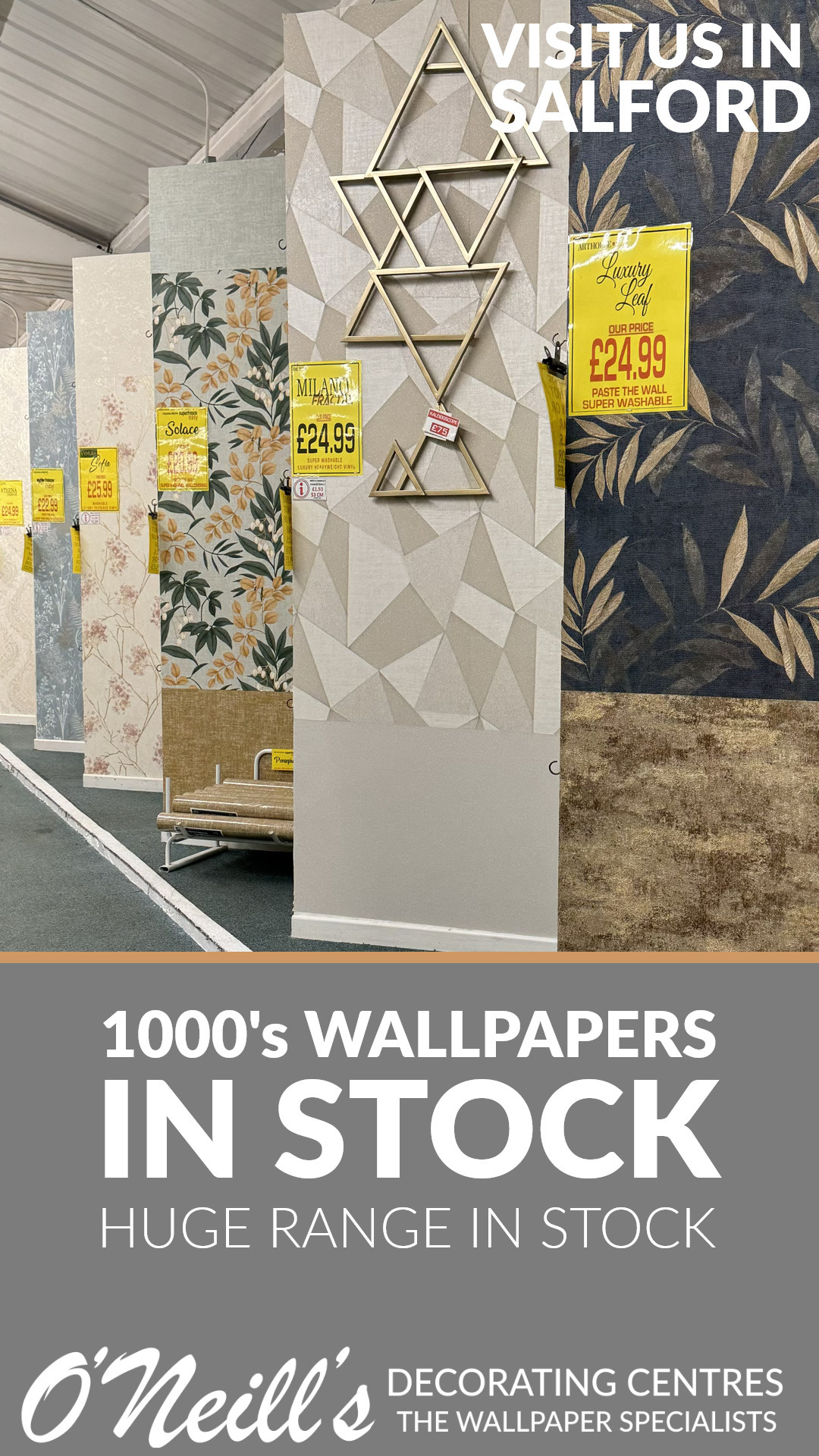 O'Neills Decorating Centres Facebook ad