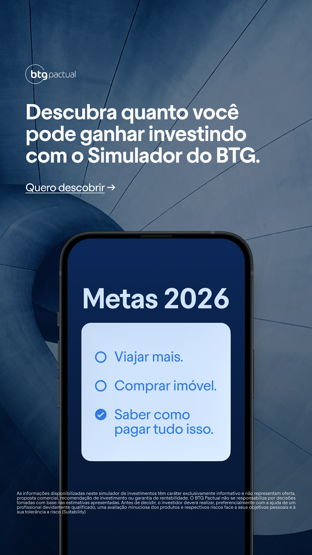 BTG Pactual Facebook ad