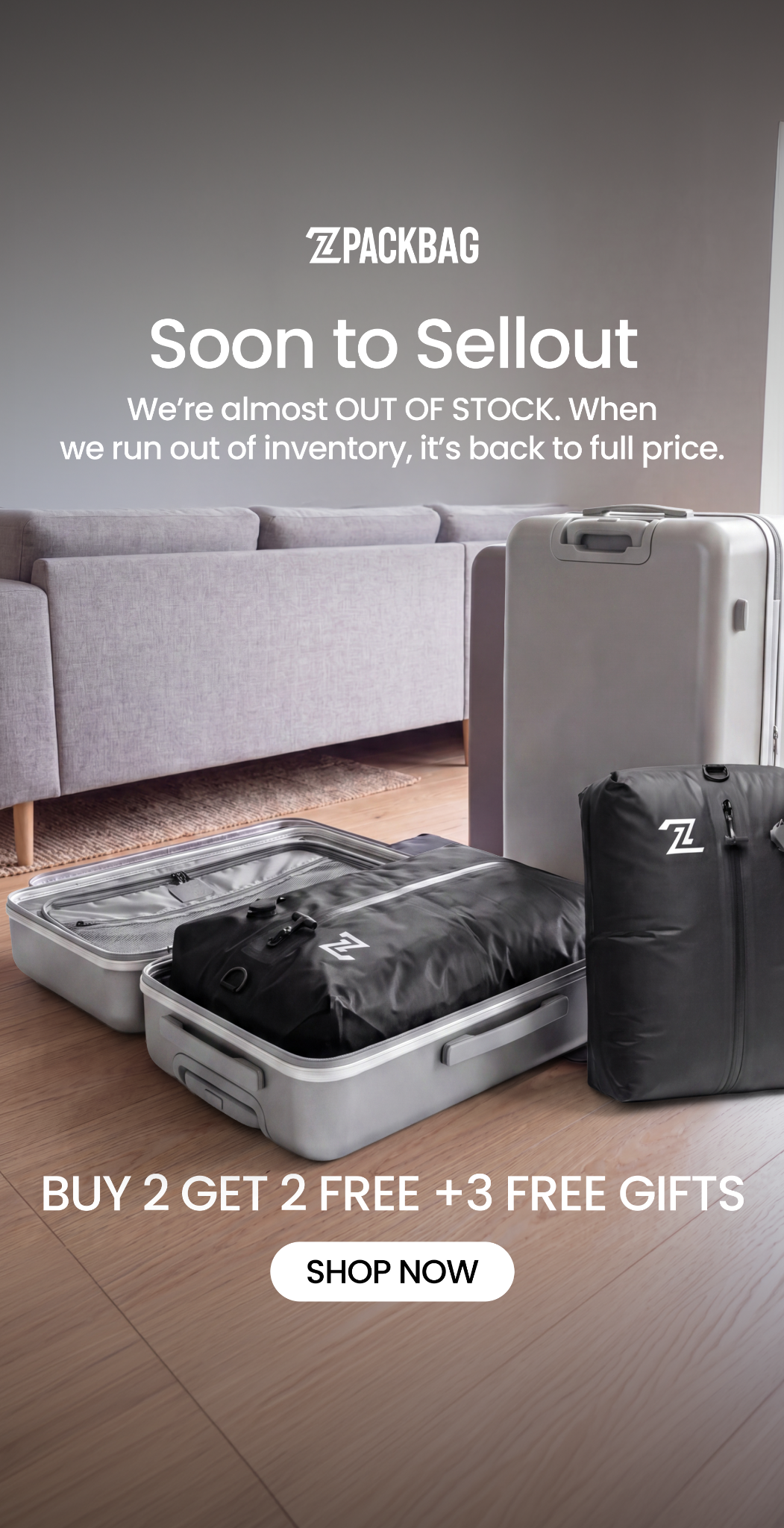 2packbag Facebook ad