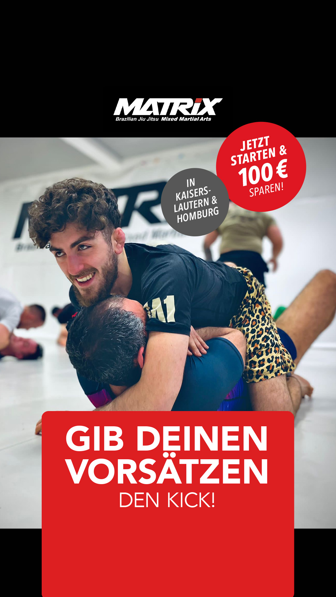 Matrix Jiu Jitsu Facebook ad