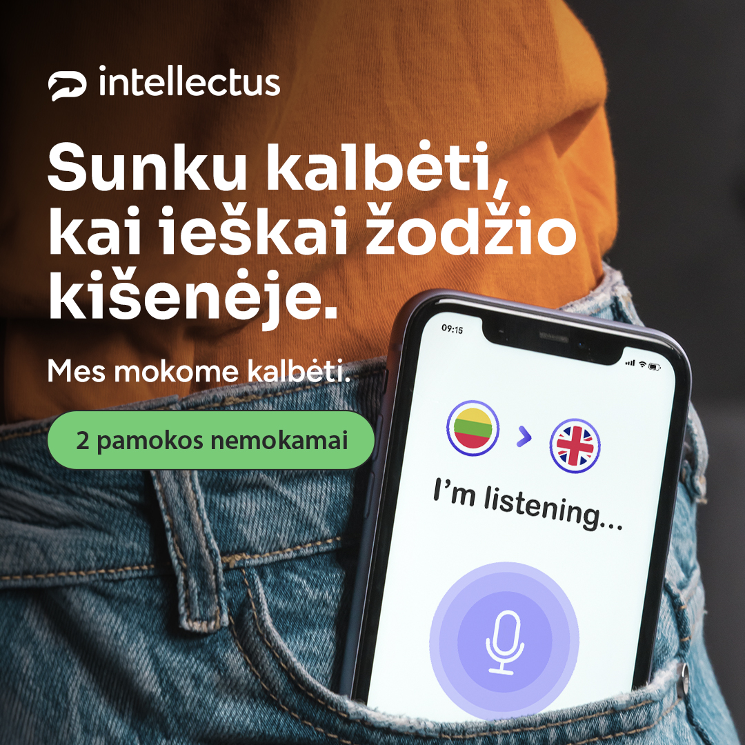 Anglų kalbos mokykla „Intellectus“ Facebook ad