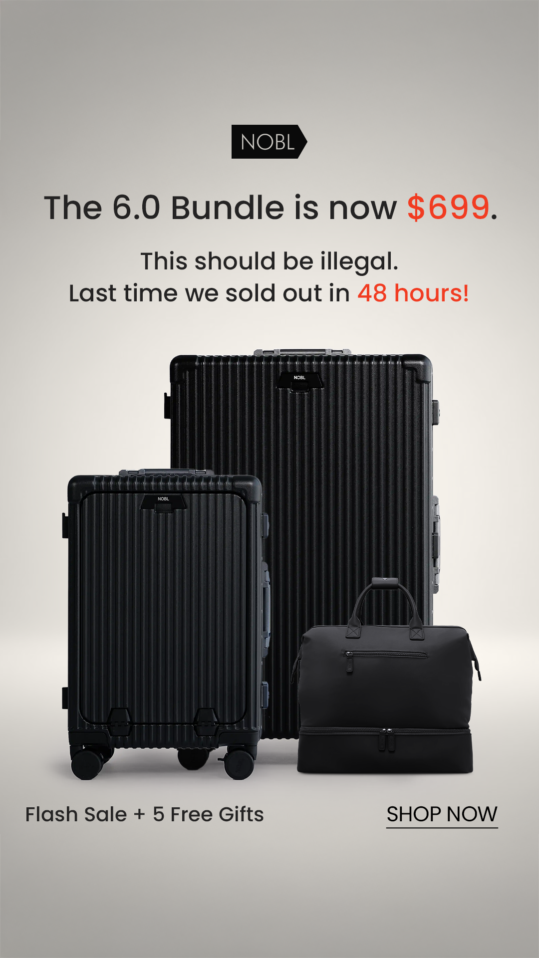 Trusted Luggage Guide Facebook ad