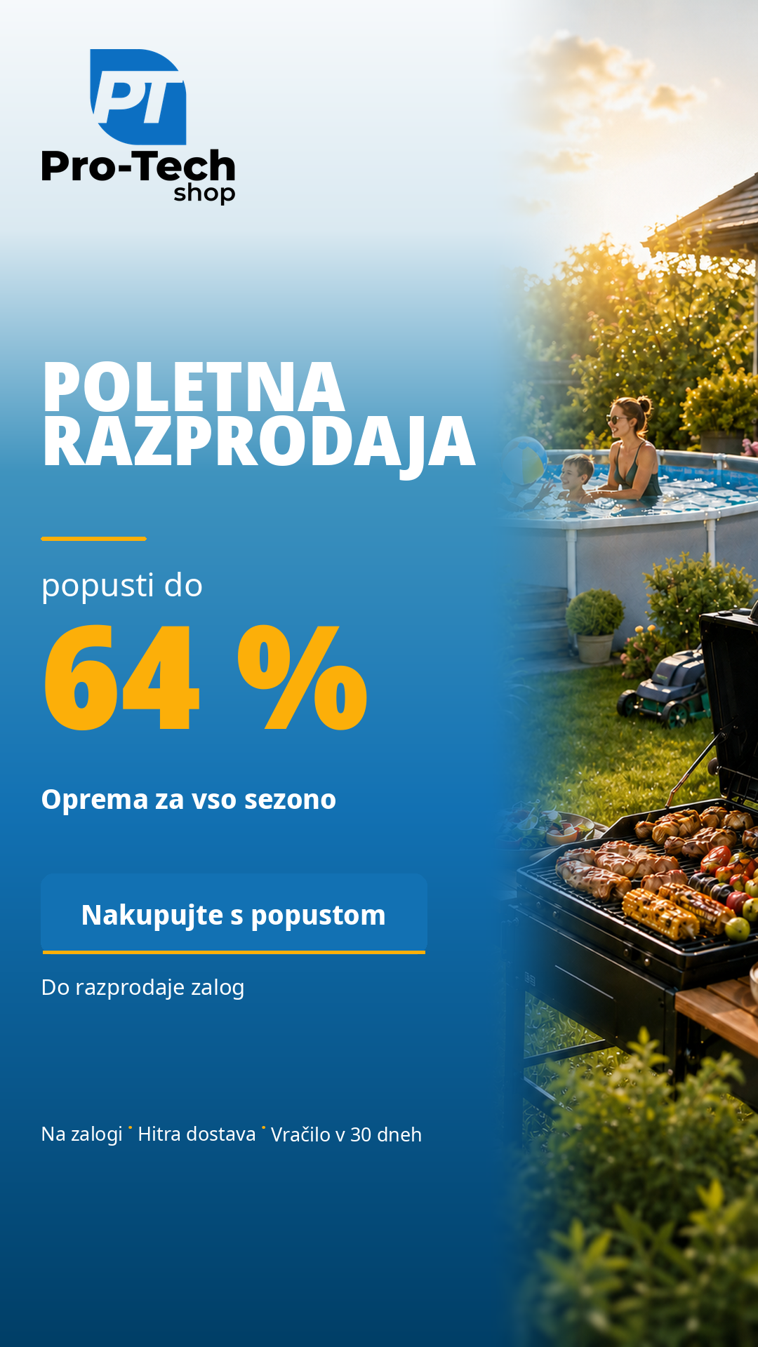 Pro-Tech shop.si Facebook ad