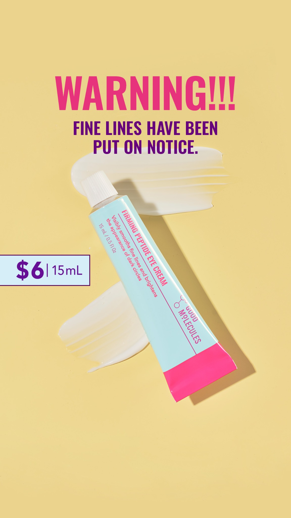 Good Molecules Facebook ad