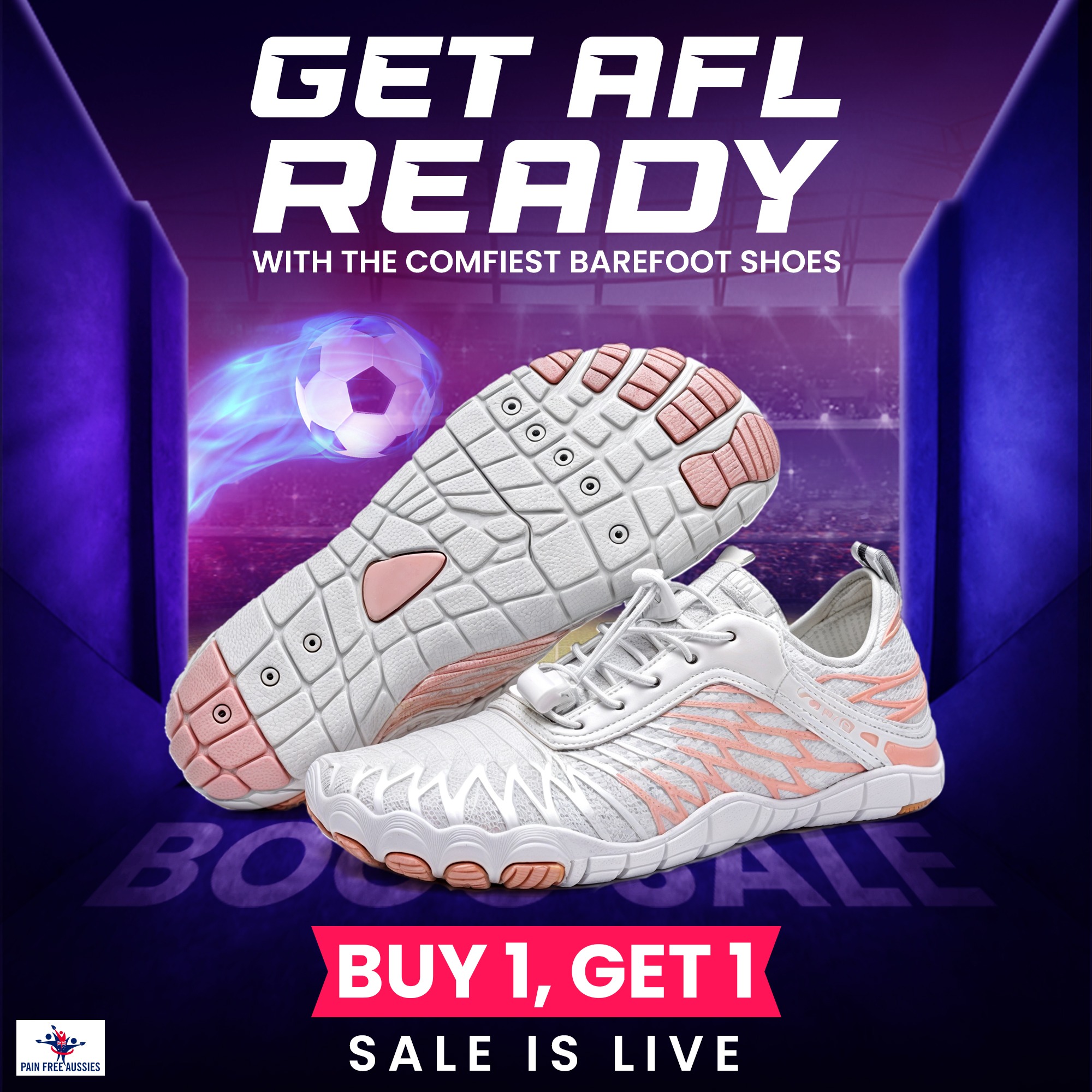 Pain Free Aussies Facebook ad