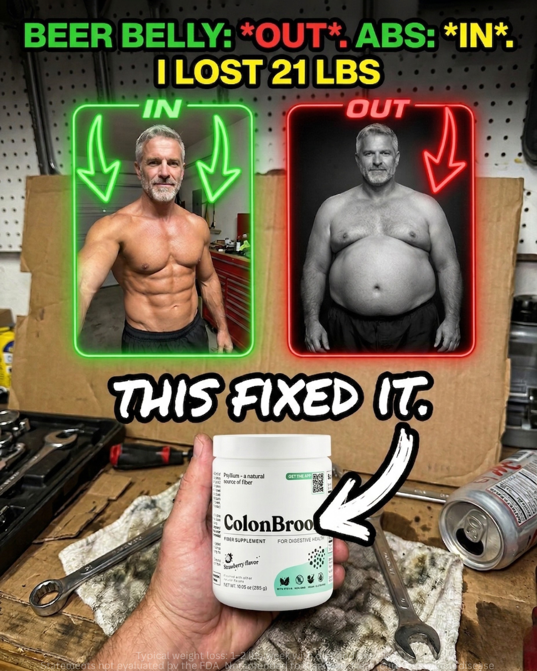 ColonBroom Facebook ad