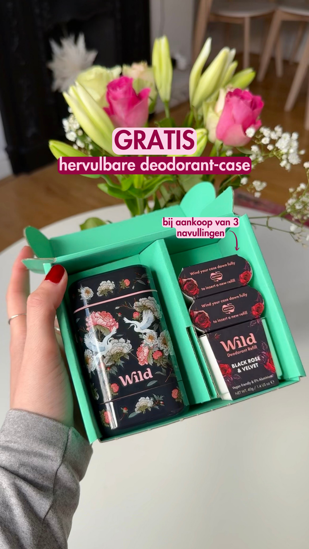 Wild Facebook ad: Geef je dagelijkse routine een upgrade met Midnight Bloom