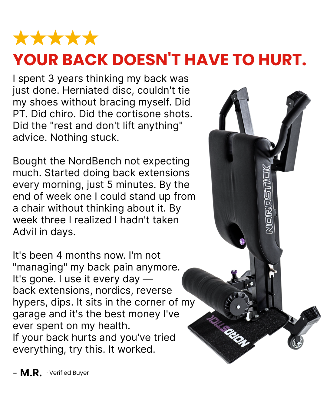The Nordstick Facebook ad