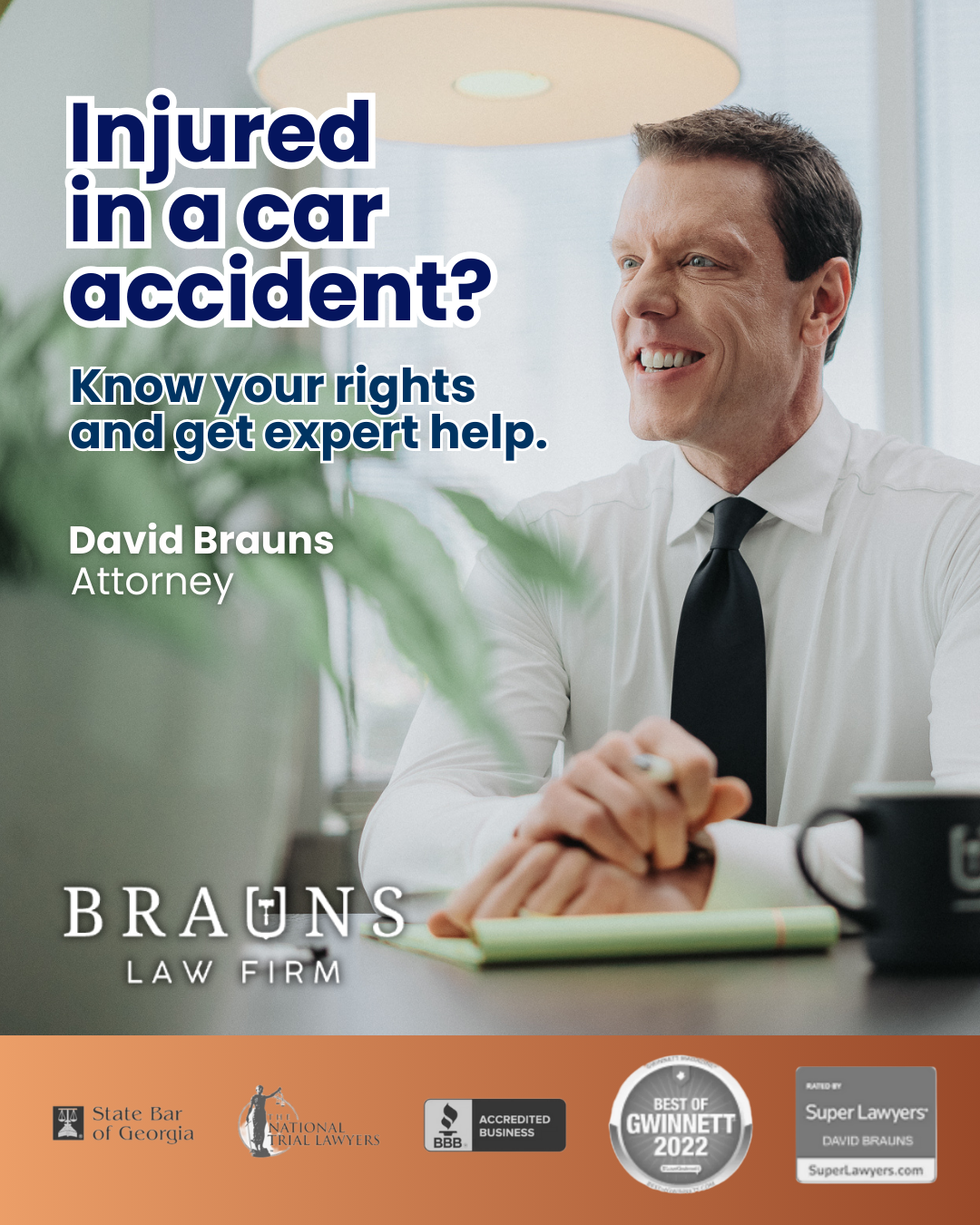 Brauns Law Facebook ad from Jan 30, 2026